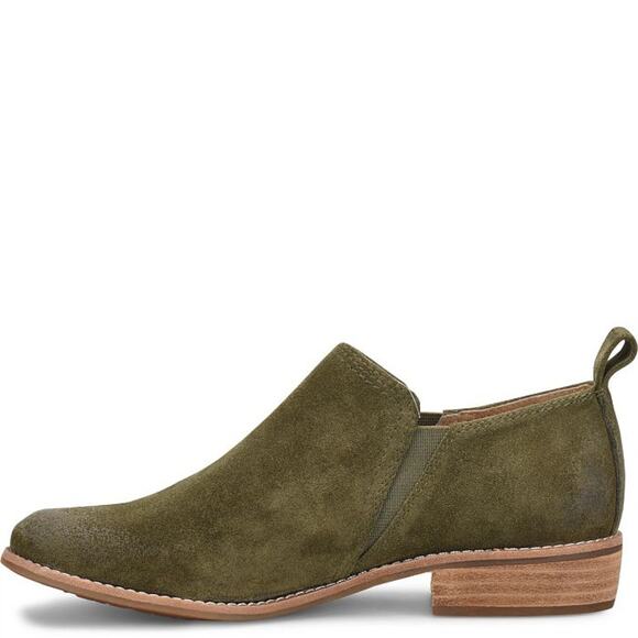 NEW Sofft Women's Naisbury Leather Slip On Shootie Round Toe Size 11M Dark Green - Picture 4 of 10